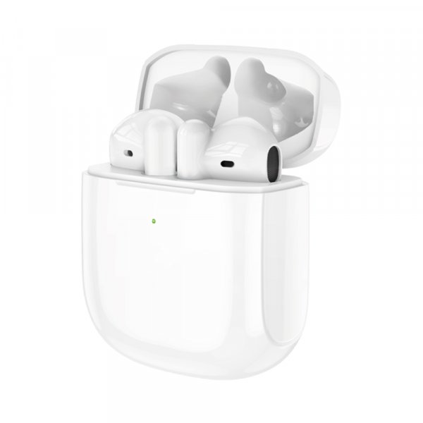 Bluetooth гарнитура (стерео)  TWS Deppa Air Dream, BT 5.3, 300 мАч, белый