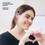 Bluetooth гарнитура (стерео)  TWS Deppa Air Dream, BT 5.3, 300 мАч, лавандовый