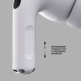 Bluetooth гарнитура (стерео)  TWS Deppa Air Pro 3 ANC, BT5.3, LCD, 350 mAh, белый