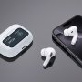 Bluetooth гарнитура (стерео)  TWS Deppa Air Pro 3 ANC, BT5.3, LCD, 350 mAh, белый