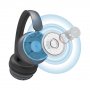 Bluetooth гарнитура (стерео) Deppa Stereo Max, BT 5.3, 300мАч, накладная, графит