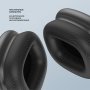 Bluetooth гарнитура (стерео) Deppa Stereo Life, BT 5.4, 350мАч, накладная, серый космос