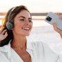 Bluetooth гарнитура (стерео) Deppa Stereo Light ANC/ENC, BT 5.4, 300мАч, накладная, чёрный