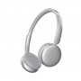 Bluetooth гарнитура (стерео) Deppa Stereo Light ANC/ENC, BT 5.4, 300мАч, накладная, серебристый