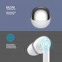Bluetooth гарнитура (стерео)  TWS Deppa Air Joy, BT 5.3, 250мАч, белый
