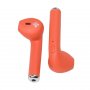 Bluetooth гарнитура (стерео)  TWS Telefunken TF-1000B, красный
