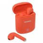 Bluetooth гарнитура (стерео)  TWS Telefunken TF-1000B, красный