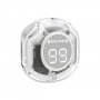 Bluetooth гарнитура (стерео)  TWS AXXA AB-04, BT 5.3, 250 мАч, LED, белый