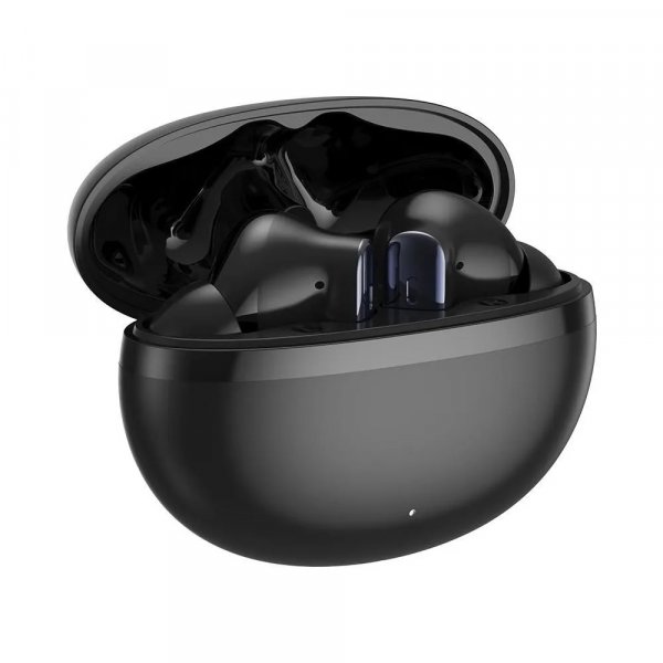 Bluetooth гарнитура (стерео)  TWS AXXA AB-05, BT 5.3, 300 мАч, ANC, чёрный