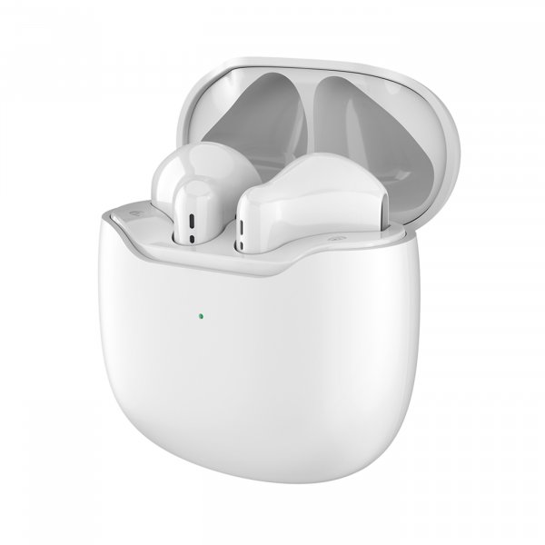 Bluetooth гарнитура (стерео)  TWS Deppa Air Urban, BT5.3, 320 mAh, белый