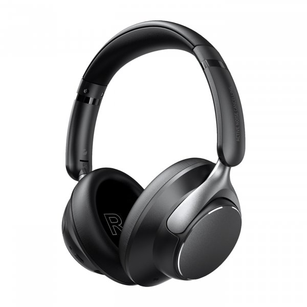 Bluetooth гарнитура (стерео) Deppa Stereo Core ANC, BT 6.0, 400мАч, накладная, чёрный