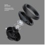 Bluetooth гарнитура (стерео) Deppa Stereo Core ANC, BT 6.0, 400мАч, накладная, чёрный
