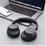 Bluetooth гарнитура (стерео) Deppa Stereo Core ANC, BT 6.0, 400мАч, накладная, чёрный