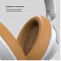 Bluetooth гарнитура (стерео) Deppa Stereo Core ANC, BT 6.0, 400мАч, накладная, белый
