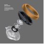 Bluetooth гарнитура (стерео) Deppa Stereo Core ANC, BT 6.0, 400мАч, накладная, белый