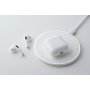 Bluetooth гарнитура (стерео)  TWS Deppa Air Neo, функция беспроводной зарядки Qi, белый
