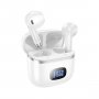 Bluetooth гарнитура (стерео)  TWS Hoco EQ1, белый