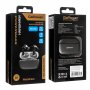 Bluetooth гарнитура (стерео)  TWS GoPower MetalCase, v 5.4, ANC+ENC, чёрный графит