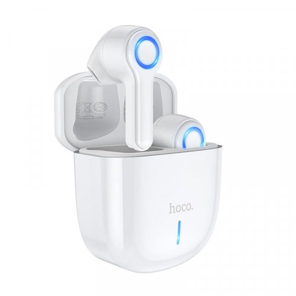Bluetooth гарнитура (стерео)  TWS Hoco ES45, белый