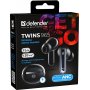 Bluetooth гарнитура (стерео)  TWS Defender Twins 965 ANC, чёрный