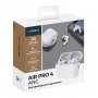 Bluetooth гарнитура (стерео)  TWS Deppa Air Pro 4 ANC, BT6.0, QI, 300 mAh, белый