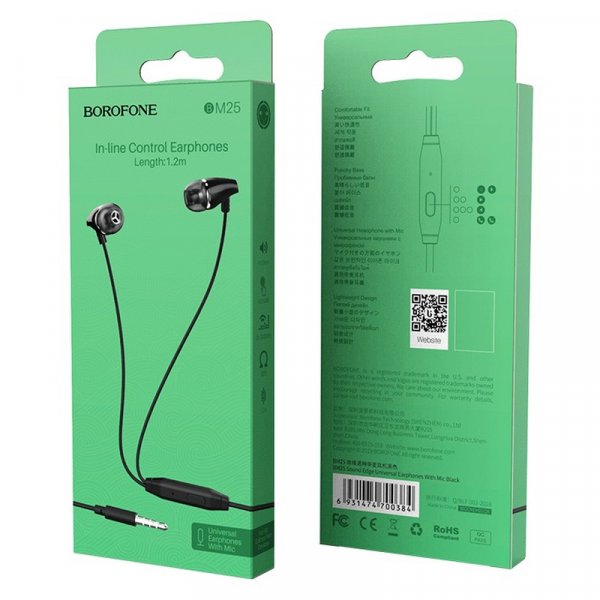 Гарнитура Borofone BM25, чёрная