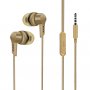Наушники с микрофоном GFPoWeR H01 золотистый (1000)