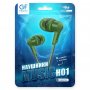 Наушники с микрофоном GFPoWeR H01 зелёный (1000)