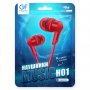 Наушники с микрофоном GFPoWeR H01 красный (1000)