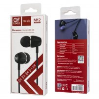 Наушники с микрофоном GFPoWeR M12 Black