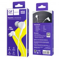 Наушники с микрофоном GFPoWeR M14 White