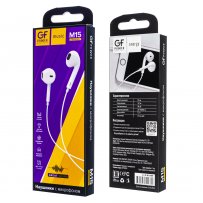 Наушники с микрофоном GFPoWeR M15 White (200.800)