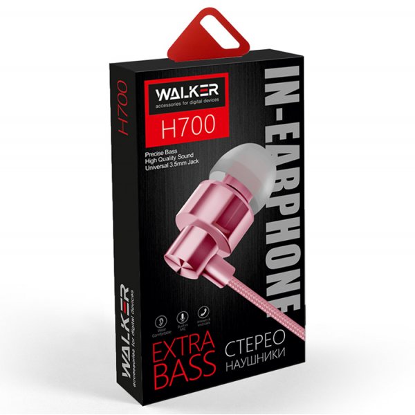 Гарнитура WALKER H700, розовый
