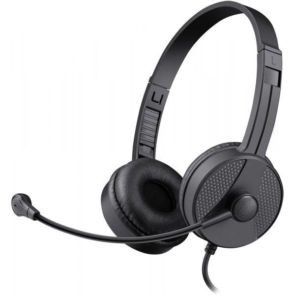 Гарнитура полноразмерная Defender Tune 160, кабель 1.8м, чёрный