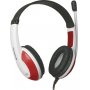 Гарнитура полноразмерная игровая Defender Warhead G-120, кабель 2м, красный+белый