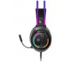 Гарнитура полноразмерная игровая Defender Flame, RGB подсветка, USB + 2*3.5 Jack, кабель 2 м, чёрный