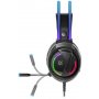 Гарнитура полноразмерная игровая Defender Flame, RGB подсветка, USB + 2*3.5 Jack, кабель 2 м, чёрный
