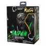 Гарнитура полноразмерная игровая SmartBuy SBHG-3100 RUSH TAIPAN, 50мм, амбюшюры велюр, 7.1 черн/зел
