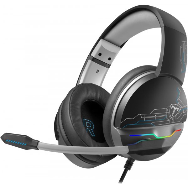 Гарнитура полноразмерная игровая Defender CyberCore, объемный звук 7.1, кабель 2,2 м