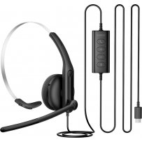 Гарнитура EDIFIER CC100 (моно) Type-C / USB, чёрная