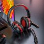 Гарнитура полноразмерная Hoco W103 черно-красная
