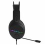 Гарнитура полноразмерная игровая Perfeo RGF AIR, разъём 3.5 м (4 pin) и USB (LED), переходник, 1.8м