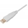 Гарнитура полноразмерная игровая Redragon Aurora 7.1 звук, USB, белый