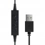 Гарнитура полноразмерная Ritmix RH-563USB, чёрный