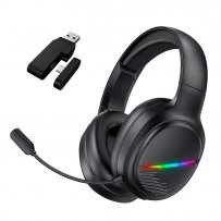 Гарнитура полноразмерная игровая Ritmix RH-655W, чёрный