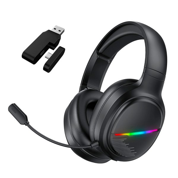 Гарнитура полноразмерная игровая Ritmix RH-655W, чёрный