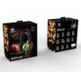 Гарнитура полноразмерная игровая AULA S605, 2 х 3.5 Jack + USB, RGB подсветка, чёрный