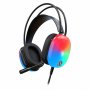 Гарнитура полноразмерная игровая SmartBuy SBHG-9770 VAULT, 50мм, RGB-подсветка, чёрная
