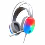 Гарнитура полноразмерная игровая SmartBuy SBHG-9780 VAULT, 50мм, RGB-подсветка, белая