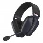 Гарнитура полноразмерная игровая SmartBuy SBHG140 DESTROYER 2, 2.4G, BL, AUX, Type-C, 40мм, чёрно-синий